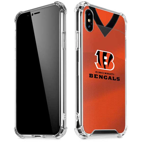 NFL Cincinnati Bengals Team Jersey iPhone XS Max Clear Case